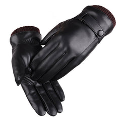 Unisex Warm Waterproof Touchscreen Leather Gloves