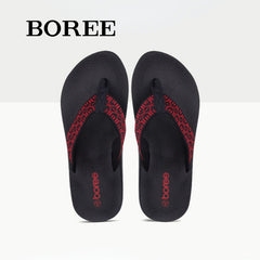 BOREE Men's Flip Flops Lightweight Slides Slippers Non slip Thong Sandals