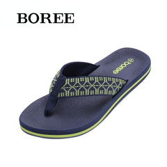 BOREE Men's Flip Flops Lightweight Slides Slippers Non slip Thong Sandals
