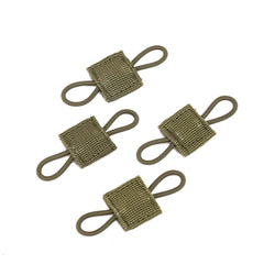 4pcs Tactical Elastic Molle Buckets for Outdoor Camping Backpacking & Hiking