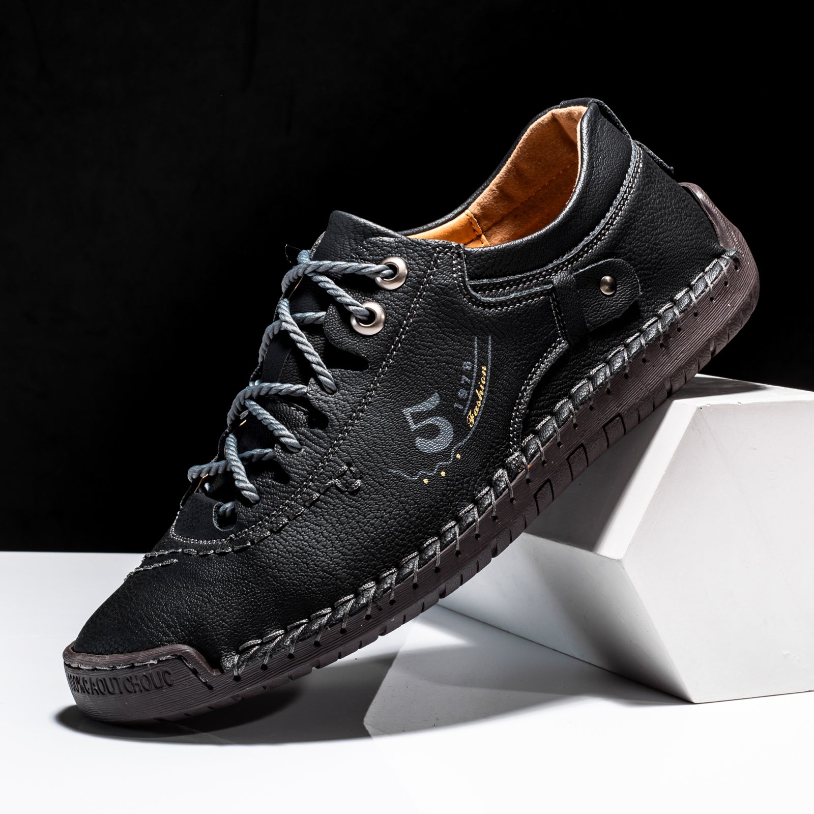 FLYLAND Men's Classic Stitch Loafer Shoes