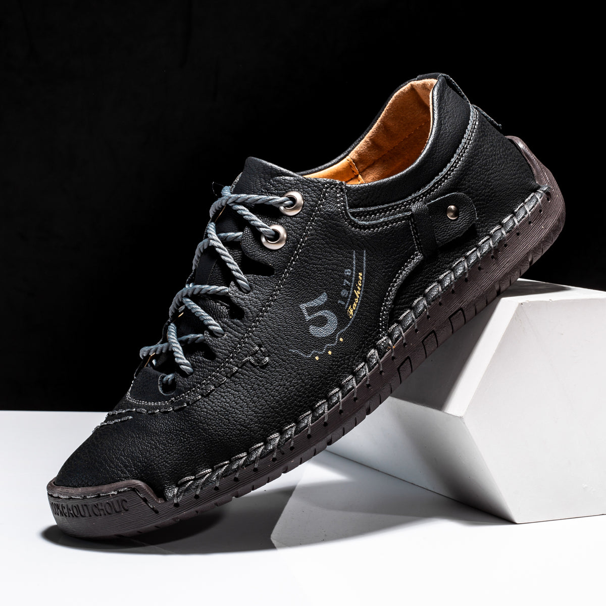 FLYLAND Men's Classic Stitch Loafer Shoes