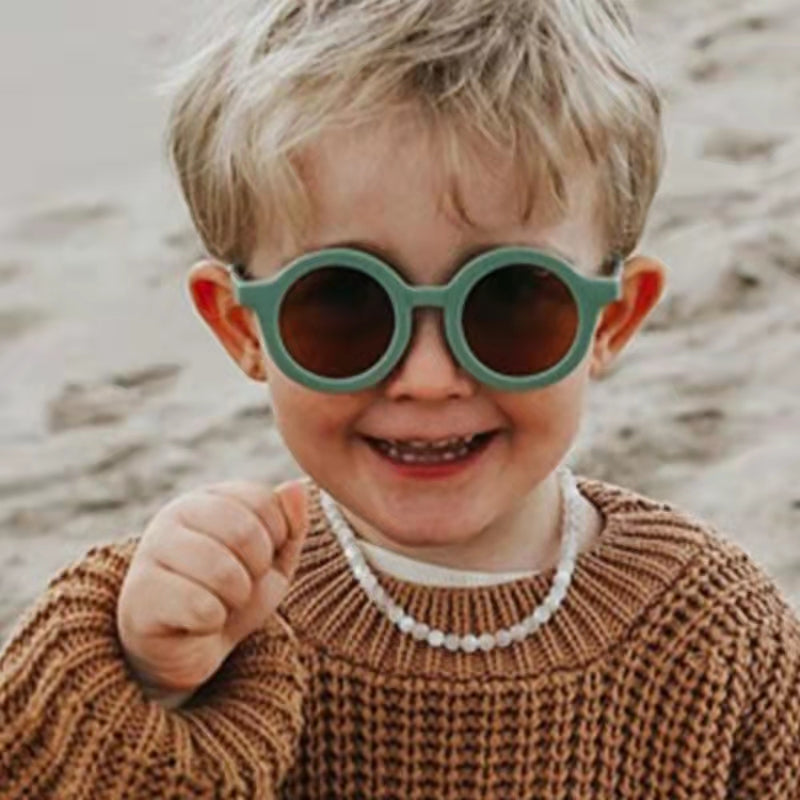 Round Sunglasses For Kids UV400 Protection - 1pc