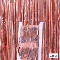 1M Laser Rose Balloon Rain Curtain Party Decoration