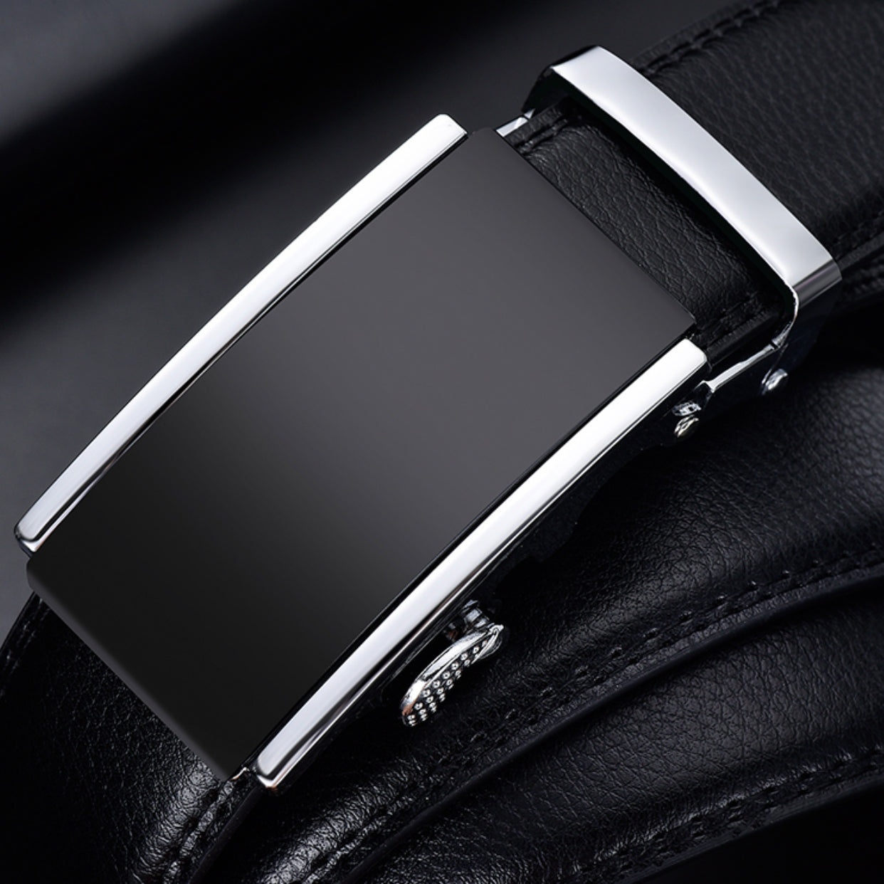 Men's Automatic Buckle Minimalist Belt