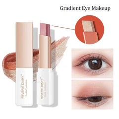 Waterproof Dual Shadow Eye Makeup Stick Glitter Matte Palette Pen