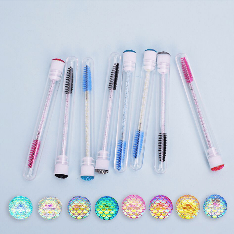 Crystal Eyebrow Brush For Eyelash Extension - 5PCS Set