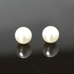 Faux Pearls Jewelry Set Choker Necklace Bracelet Earrings Crystal Chain