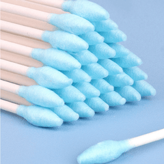 Colorful Paper Shaft Double End Swab 100PCS