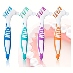 Denture Brush 4PCS Double Sided Toothbrush