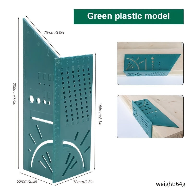 GOXAWEE 45 90 Foldable Angle Measuring Ruler