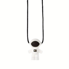 Planet Spaceman Silicone Chewing Pendant Baby Teething Sensory Necklace