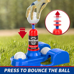 Kids Baseball Set with Pitching Machine