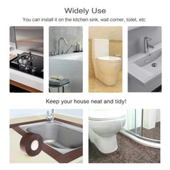 Waterproof Bathroom Sealing Strip Tape PVC Self Adhesive Wall Sticker
