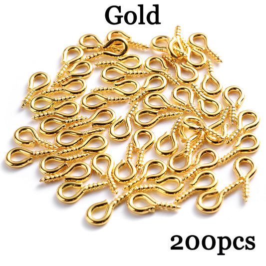 200pcs Tiny Eye Pins for DIY Jewelry Making