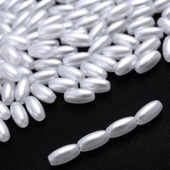 100pcs Oval Spacer Beads Acrylic Jewelry DIY Making Supplies