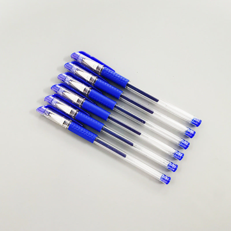 6pcs Gel Pen Set 0 5mm Bullet Tip Red Carbon Ink
