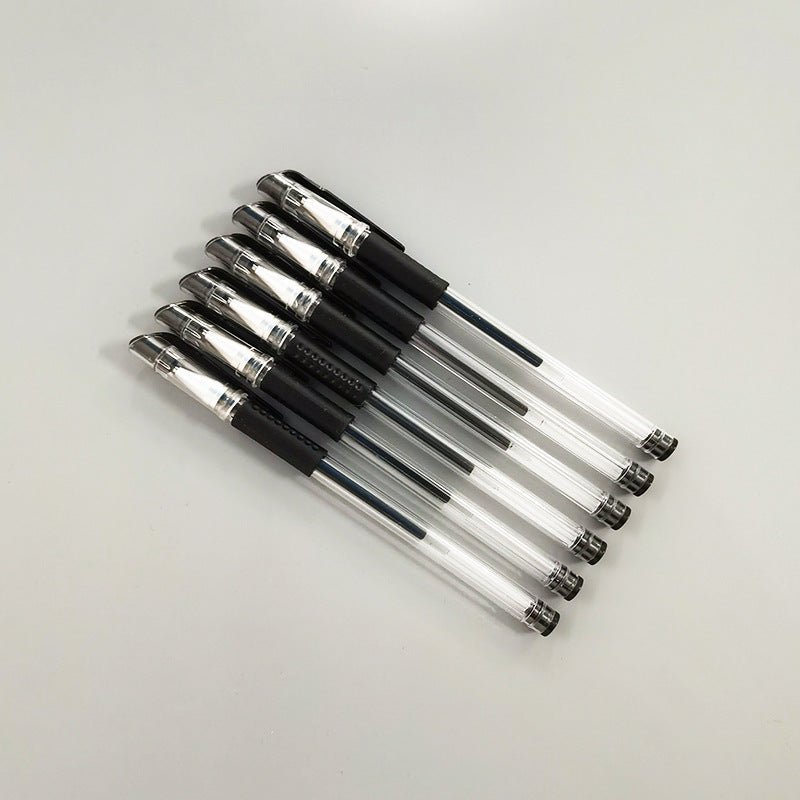 6pcs Gel Pen Set 0 5mm Bullet Tip Red Carbon Ink