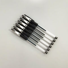6pcs Gel Pen Set 0 5mm Bullet Tip Red Carbon Ink