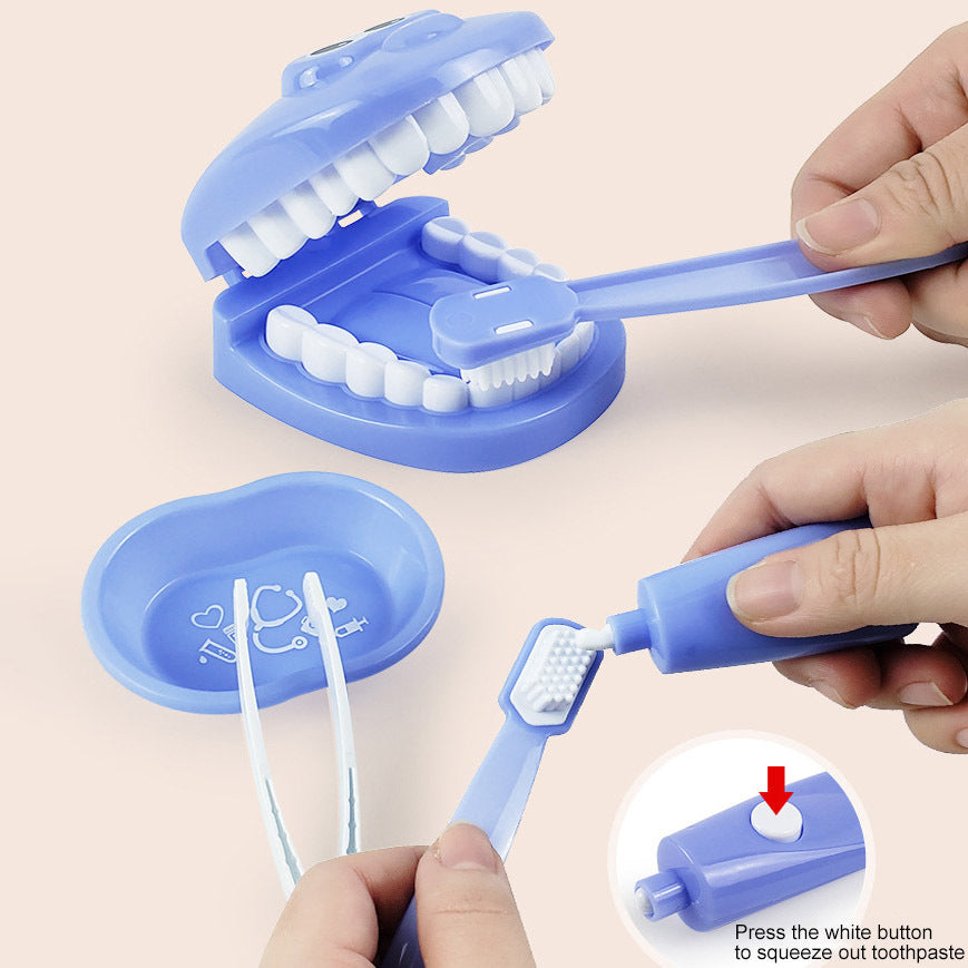Kids Dentist Check Teeth Model Role Play Learning Toy
