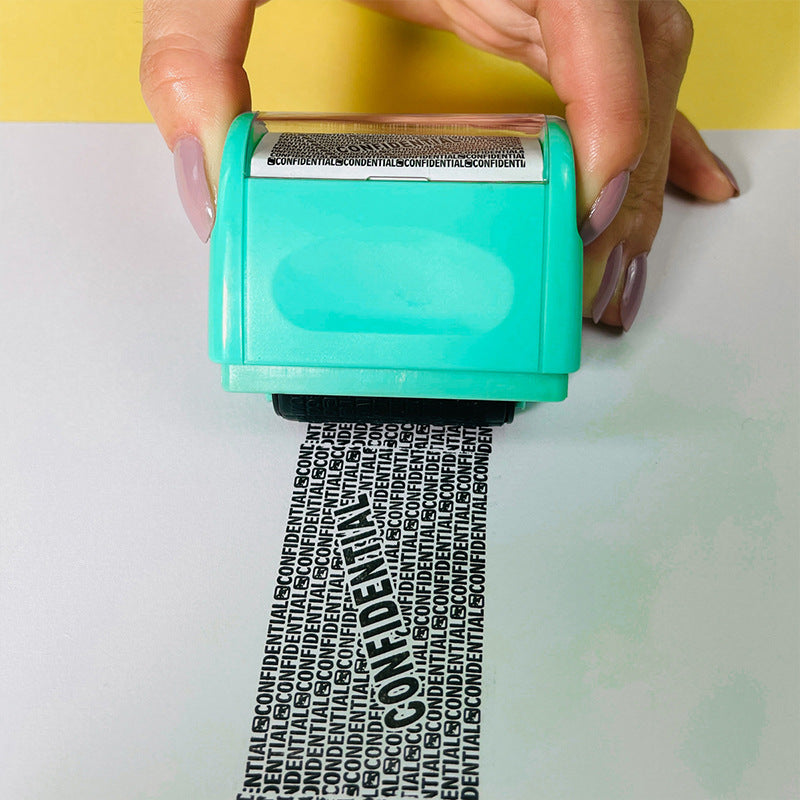 ID Theft Protection Roller Stamp Wide Kit
