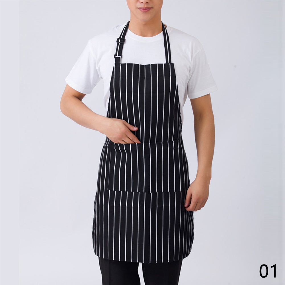 Adjustable Bib Apron With Pocket for Cooking Chef Work