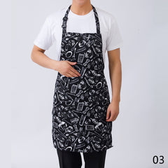 Adjustable Bib Apron With Pocket for Cooking Chef Work