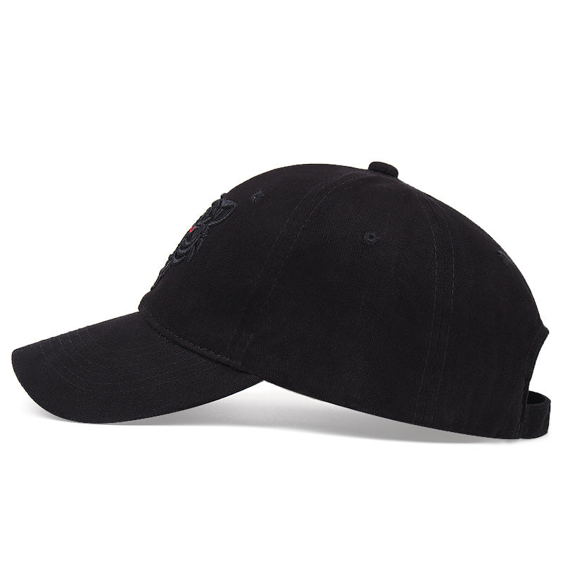 Tiger Embroidery Hip Hop Dad Cap Animal Baseball Hat Unisex Adjustable