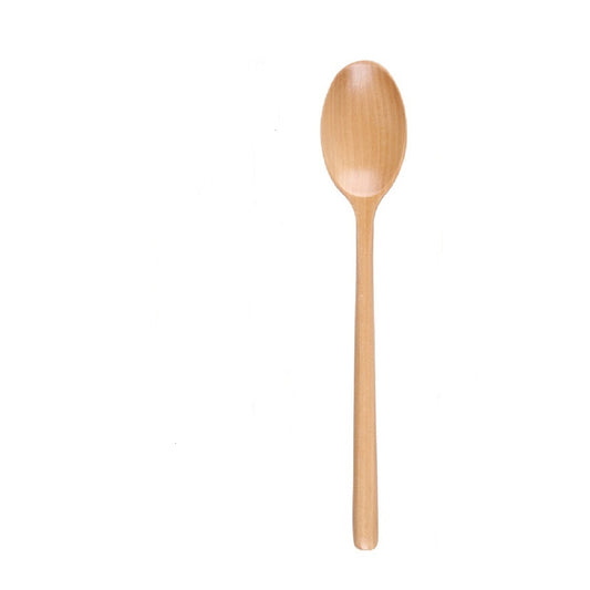 Wooden Soup Spoons For Mixing Cooking Long Handle Spoon Kitchen Utensil