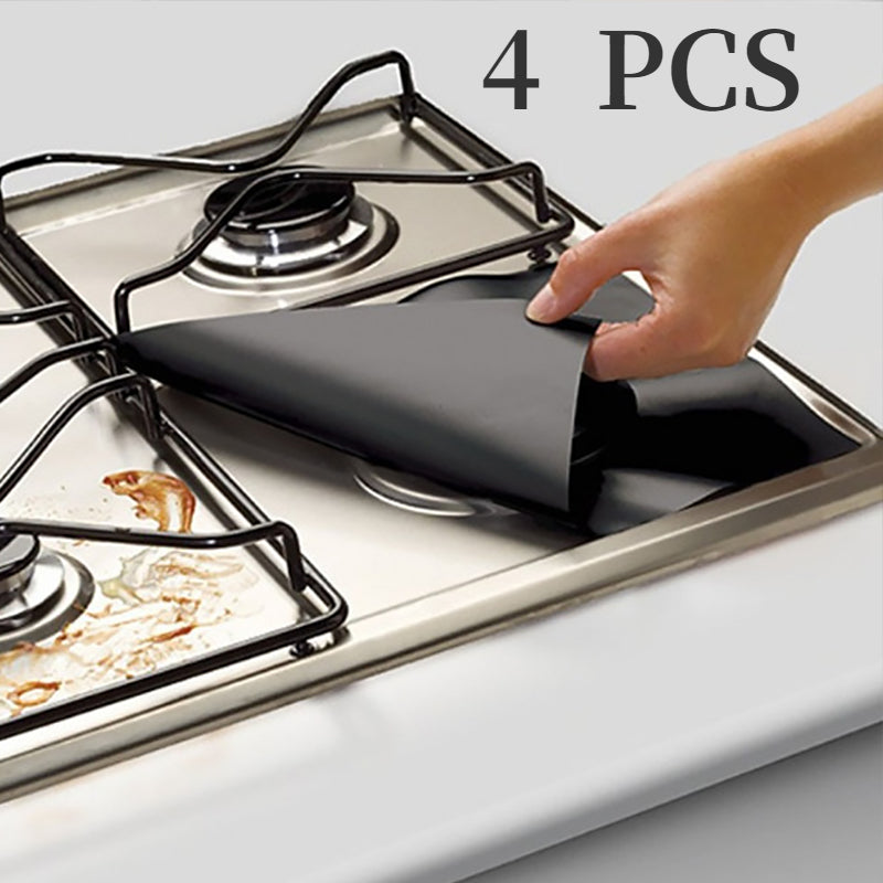 Gas Stove Protector Kitchen Cookware Accessory Stove Liner Cleaning Pad