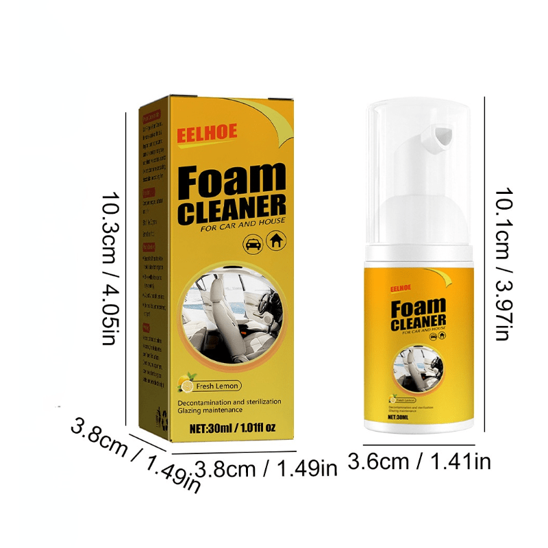 30ml Car Foam Cleaner Spray for Interior Cleaning
