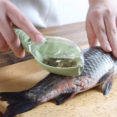 Manual Fish Scale Planer with Convenient Cover - Easy Fish Scale Removal