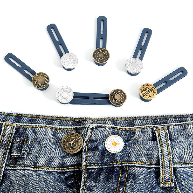 3Pcs Elastic Waist Extenders For Pants Jeans Trousers