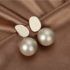 Faux Pearl Dangle Earrings Alloy Ear Jewelry Female Decor Gift