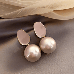 Faux Pearl Dangle Earrings Alloy Ear Jewelry Female Decor Gift