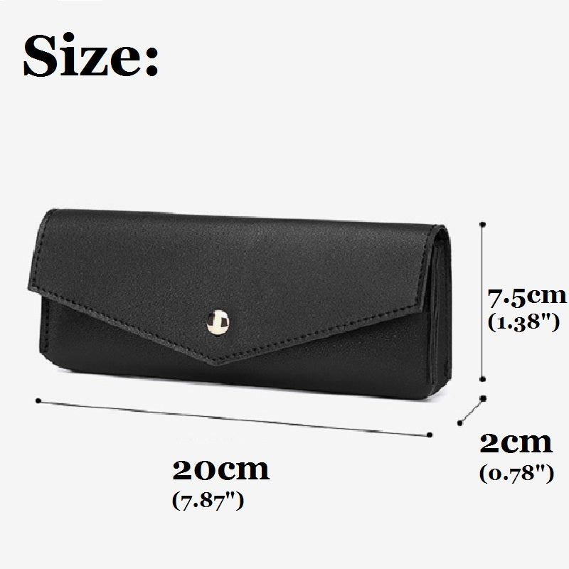 PU Leather Makeup Pouch Solid Makeup Brush Storage Bag