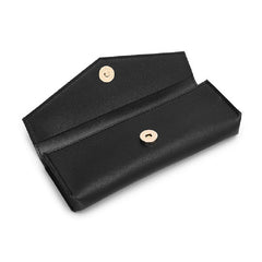 PU Leather Makeup Pouch Solid Makeup Brush Storage Bag