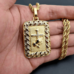 Hip Hop Jewelry Cross Pendant Necklace