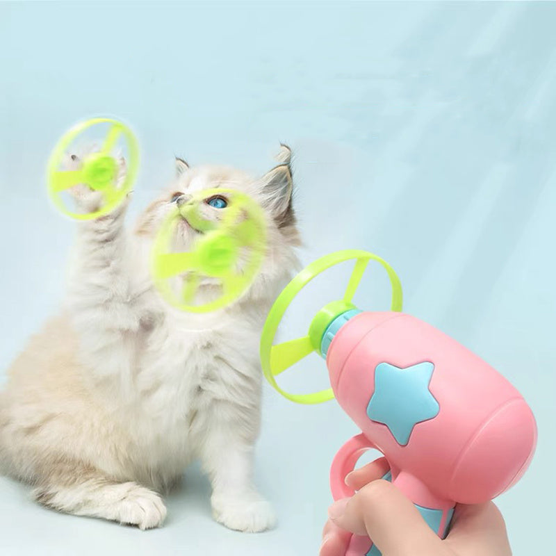 Interactive Teaser Gun Toy for Cats
