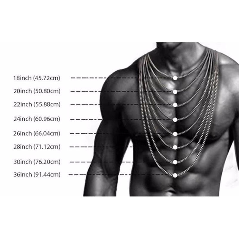 Stainless Steel Chain Men's Link Chokers Necklace