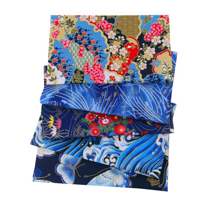 20x25cm Japanese Cotton Fabric Bundle for Patchwork Sewing Dolls & Bags