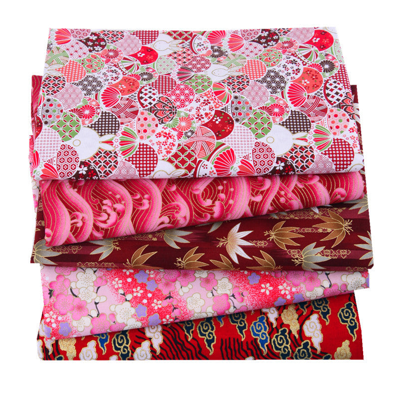20x25cm Japanese Cotton Fabric Bundle for Patchwork Sewing Dolls & Bags