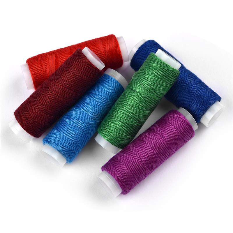 24pcs DIY Sewing Thread Mixed Colors Polyester Thread