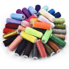 24pcs DIY Sewing Thread Mixed Colors Polyester Thread
