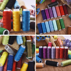 24pcs DIY Sewing Thread Mixed Colors Polyester Thread