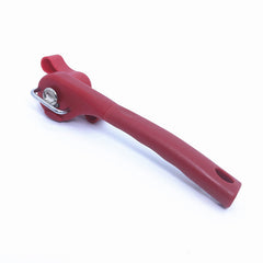 Easy Grip Manual Can Opener with Safety Lid for Kitchen Use
