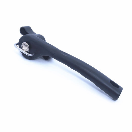 Easy Grip Manual Can Opener with Safety Lid for Kitchen Use