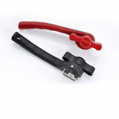 Easy Grip Manual Can Opener with Safety Lid for Kitchen Use