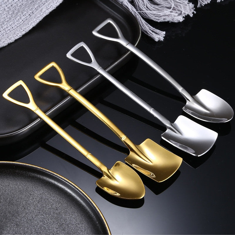 Stainless Steel Coffee Ice Cream Dessert Spoon