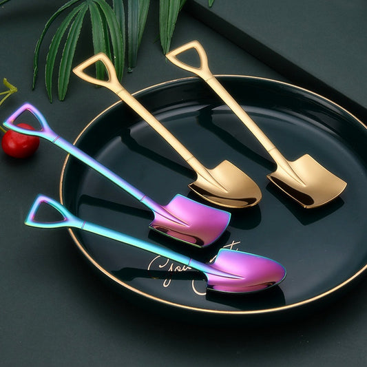 Stainless Steel Coffee Ice Cream Dessert Spoon